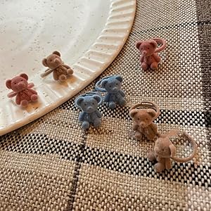 YVMIN テディベア リング くまのぬいぐるみ クマ 指輪 人工パール YVMIN テディベア リング くまのぬいぐるみ クマ 指輪 人工